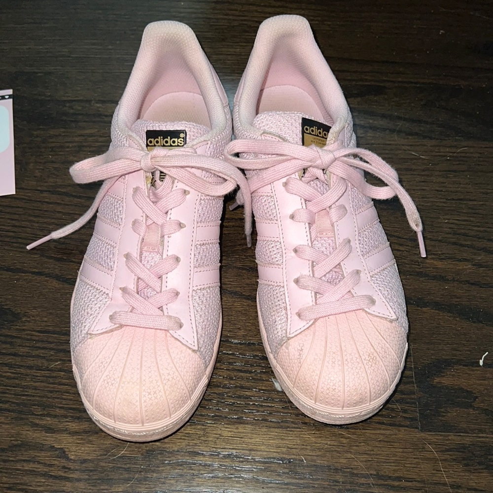 Adidas pink sneakers